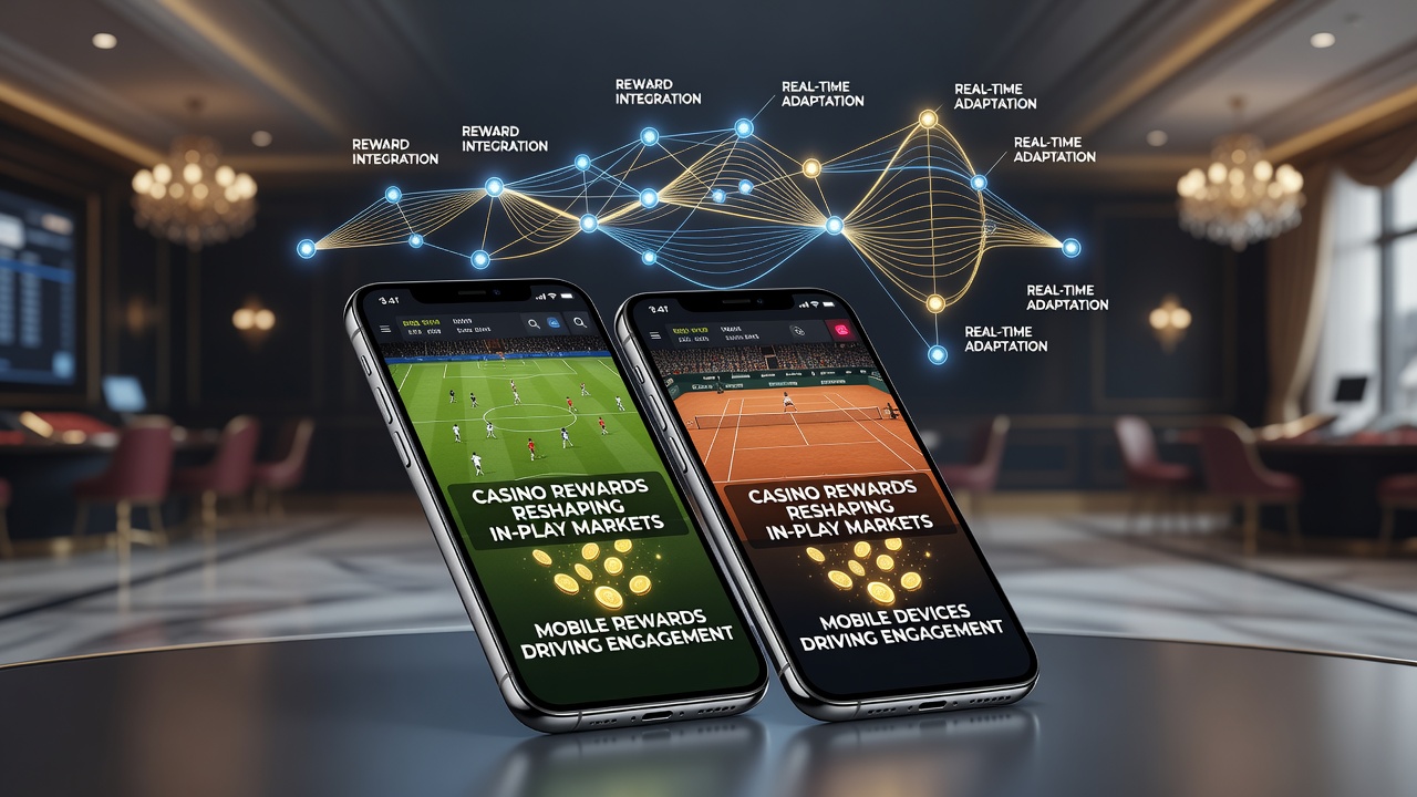 Overzicht van mobiele in-play weddenschappen met casino beloningsstructuren voor voetbal en tennis