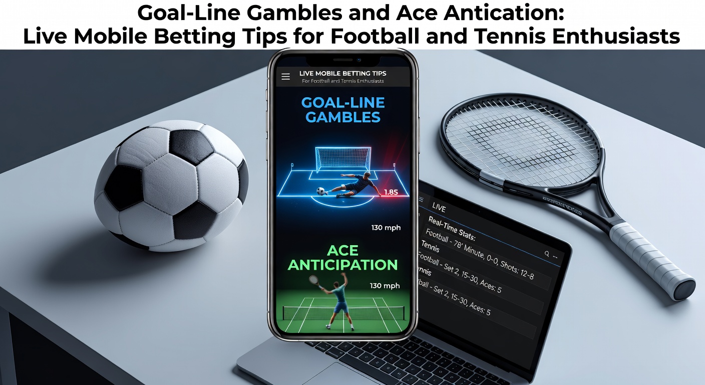 Spannende doellijnmomenten tijdens een live voetbalwedstrijd op een mobiel scherm, met odds die razendsnel veranderen