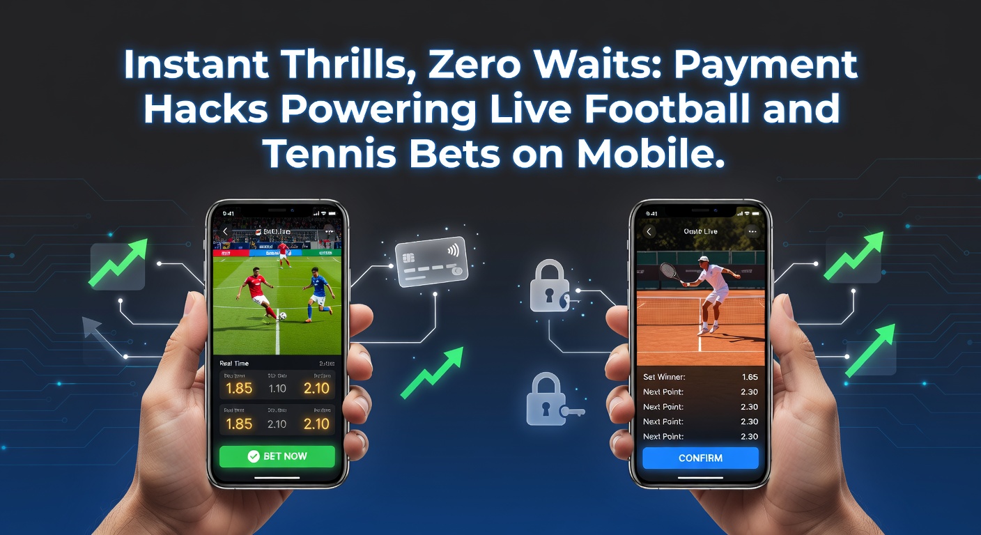 Mobiele telefoon met live voetbalwedstrijd en betaalopties op scherm, symboliserend snelle transacties tijdens het wedden