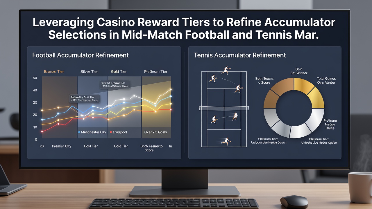Gebruiker die live tennis accumulator aanpast op mobiele app met zichtbare beloningsvoordelen