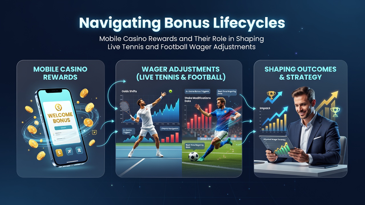 Mobiele casino bonusstructuren en live weddenschappen op tennis en voetbal