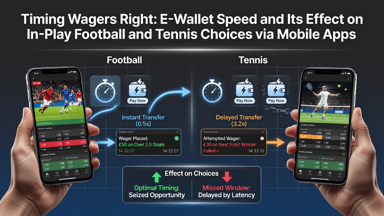 E-wallet transacties versnellen live weddenschappen op voetbal en tennis via mobiele apps