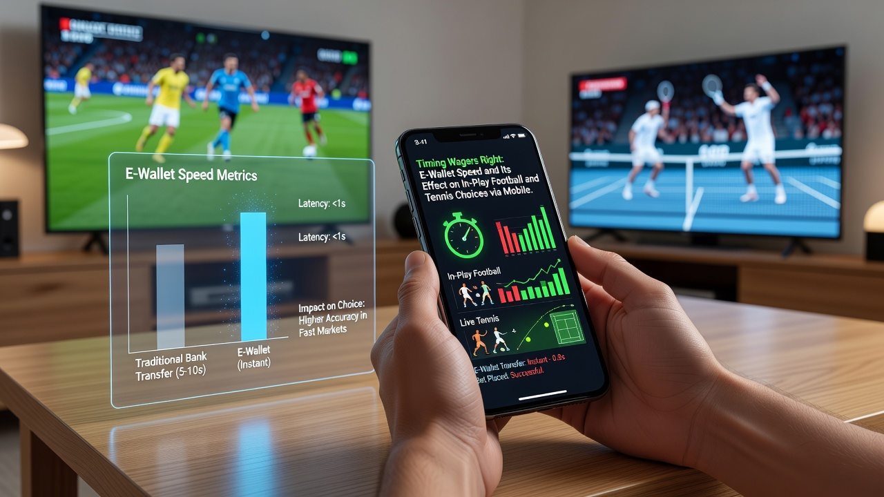 Mobiele apps met e-wallets verbeteren timing bij in-play voetbal en tennis weddenschappen